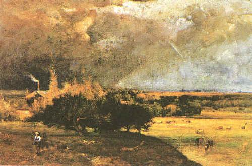 George Inness Coming Storm Germany oil painting art